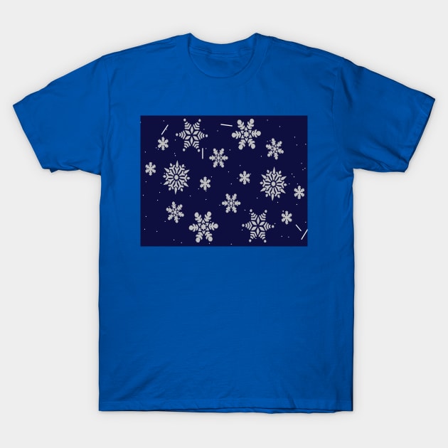 Snowflakes T-Shirt by jhsells98